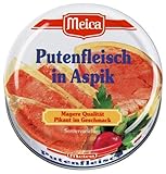 aspikpulver 300 bloom Magere Qualität Meica Putenbrust in Aspik, 6er Pack (6 x 200 g Dose)
