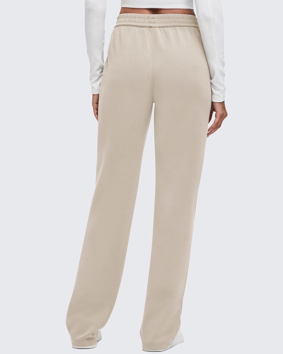 G4Free Smoofit Modal Soft Wide Leg Sweatpants for Women High Waisted Casual Lounge Travel Pants with Pockets - Image 7