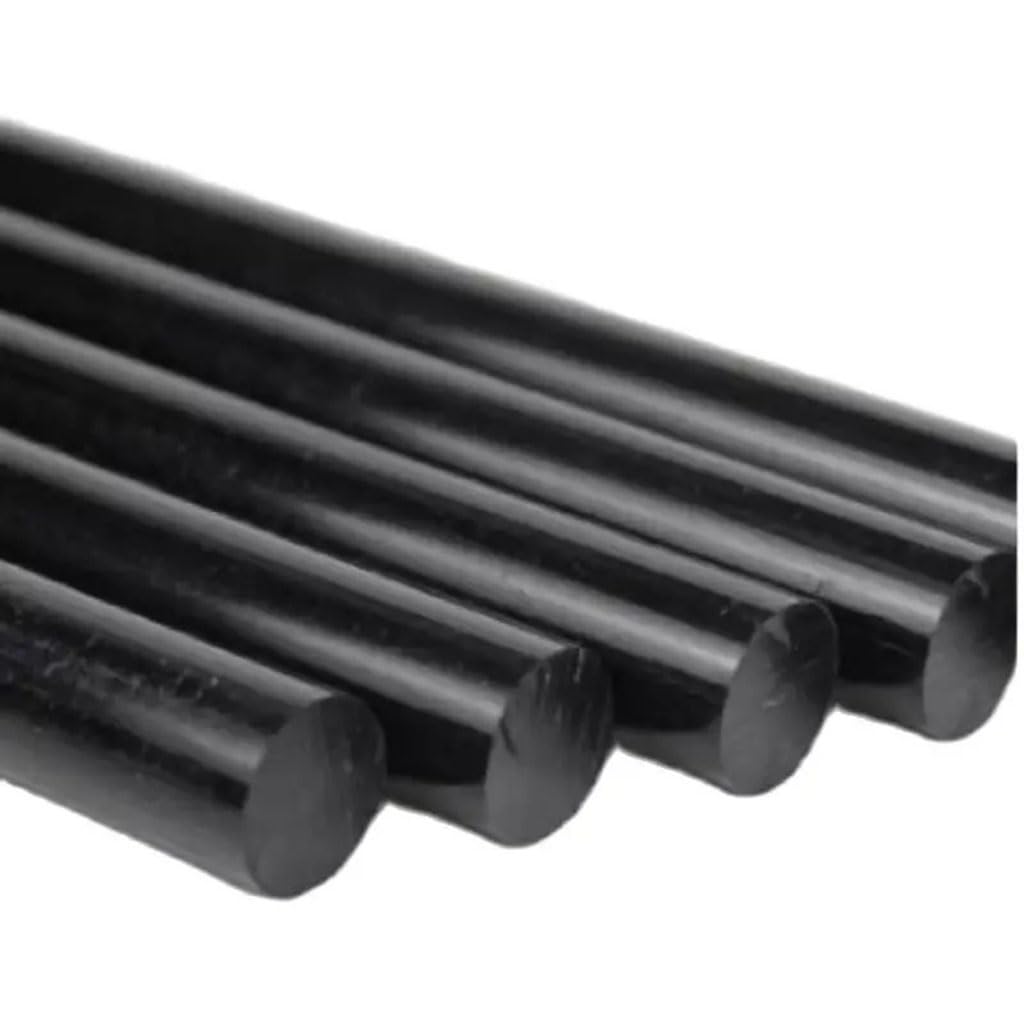 Hcaklozgshi One Color 1Pcs Black Nylon Rod Plastic Round Tough Solid Diameter 15 20 25 30 35 40 45Mm Processing Length 500Mm(20Mm)