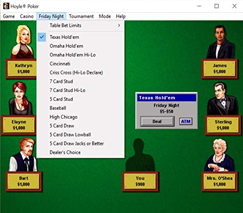 Selectsoft Publishing Hoyle Poker Series Games Volume Card Casino Windows 98/Me/2000/Xp