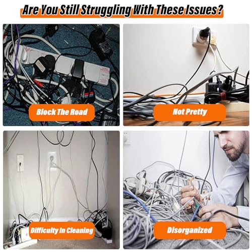 Canaleta para cables autoadhesiva de aleación de aluminio, protector de cables para piso, canales semicirculares metálicos para gestión de cables eléctricos en hogar y oficina, longitud 1 m (3,3 pies), color plateado, modelo NO.3, ancho 29 mm miniatura 2