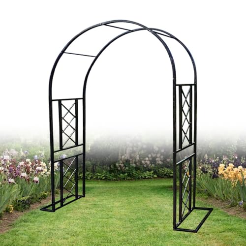 Arche de jardin pour mariage et treillis pour plantes grimpantes, pergola déco de pelouse