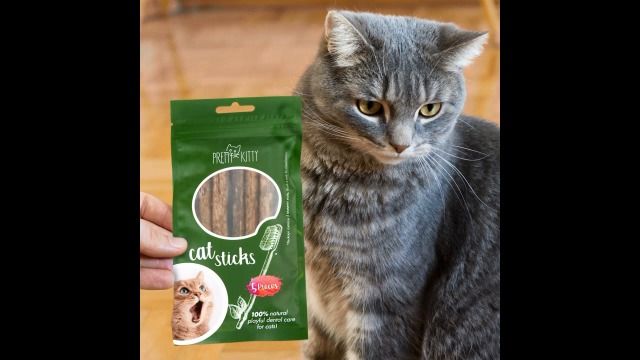 Bâtonnets à Mâcher Pour Chat - Lot De 32, En Bois Naturel, Pour Santé Dentaire Et Jeu, Sans Additifs - 5