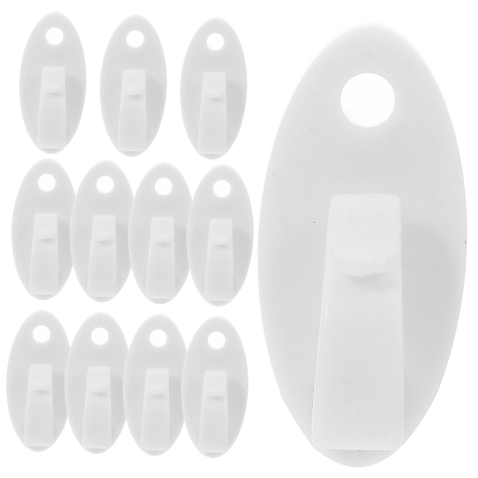 VINTORKY 12pcs Elegant Lighting Hooks Versatile Plastic Clips for Hanging Lights Plant Baskets Stylish Functional Holiday Light Accessories for Home Decor Outdoor Use