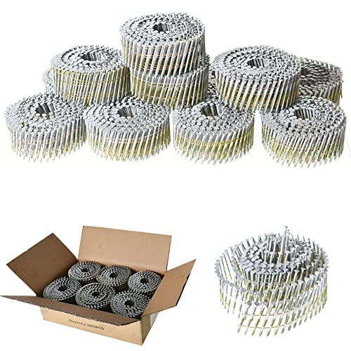 raseparter 3600 Count 15 Degree Full Round-Head Siding Nails 1-3/4