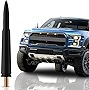 Bullet Antenna for Ford F150 (2009-2023) - Highly Durable Premium Truck Antenna 4.25 Inch - Car Wash-Proof Radio Antenna for FM AM - Black, 30 Caliber Design - Ford F150 Accessories