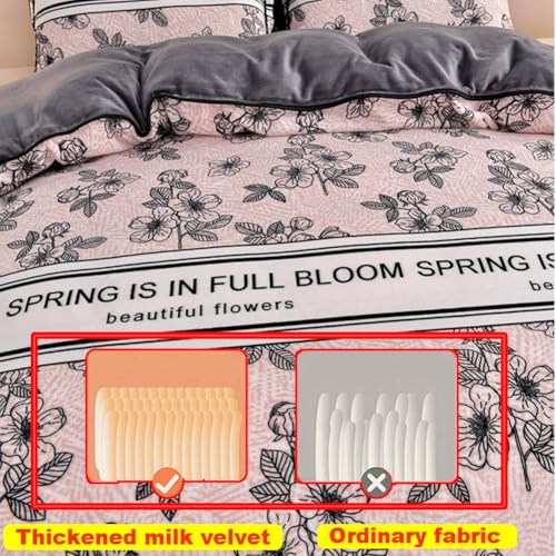 Faldas de cama de 4 piezas con acolchado premium y fundas de diseño refinado 8