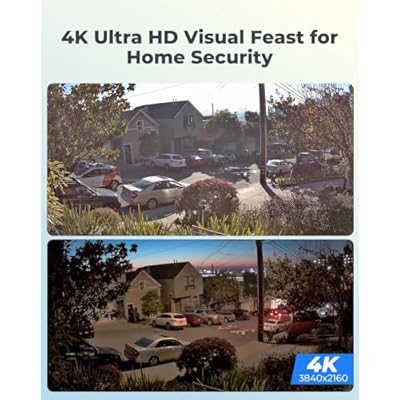 REOLINK 4K/8MP Wired Security PoE IP Camera, Human/Vehicle/Pet Detection, Time-Lapse, 100ft IR Night Vision, Work with Smart Home, Up to 512GB microSD Card, Outdoor/Indoor Surveillance, RLC-810A