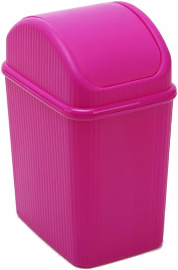 HiaoxindfjR Desktop Mini Plastic Trash Can Small Waste Bin Table Office Desk Mini Dustbin Trash Living Room