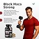 Maca Kapseln hochdosiert – 30.000mg, Black Maca 20:1 Extrakt mit Tribulus terrestris, Arginin, Zink, Vitamin B, Selen - 120 Kapsel Heldenkraft für Männer