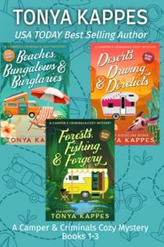 Paperback A Camper & Criminals Cozy Mystery Series Books 1 - 3 (A CAMPER & CRIMINALS COZY MYSTERY COLLECTIONS) Book