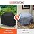 Arcedo BBQ Grill Cover 50 Inch, Heavy Duty Waterproof Barbecue Cover for Outdoor Grills up to 48 Inch Width, Suitable for Weber, Char Broil, Nexgrill Grills, etc, All Weather Protection, Black
