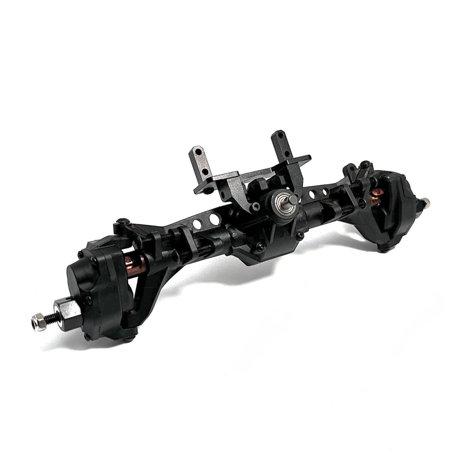 Eje Puerta Montaje Medio S2 Herramienta Acero CVD Nylon para 1/10 RC Piezas Accesorios