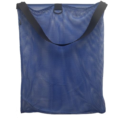 JCS 24x30 Nylon Mesh Tote Bag with D-Ring – Breathable, Durable, Spacious & Reinforced for Beach, Gym, or Work Essentials