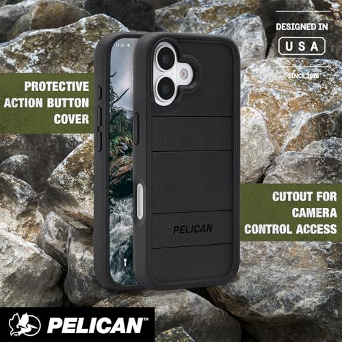 Image of Pelican Protector iPhone 17 Case - Compatible with MagSafe- Black