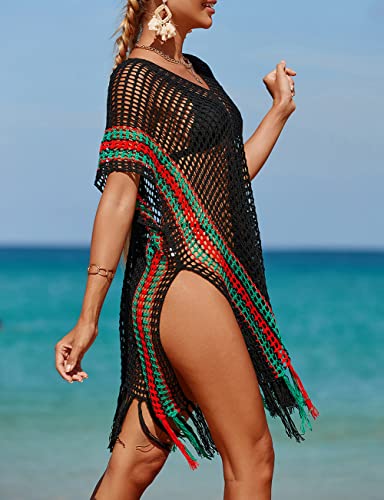 Bsubseach Beach Crochet Dress Bathing Suit Cover Ups Sexy Coverup for Swimwear Women Summer Outfit2
