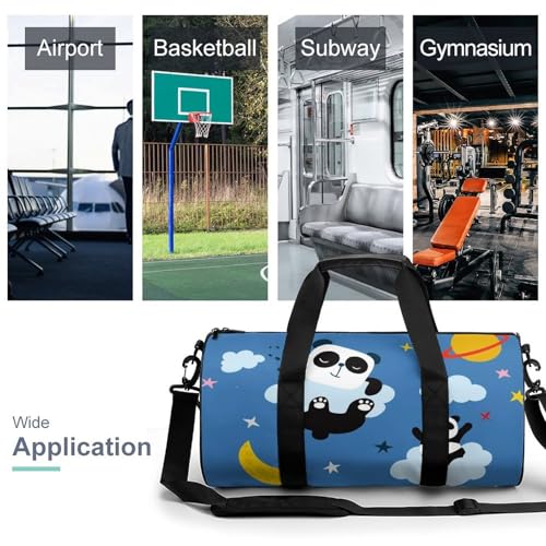 Sac de sport gym compact 45x23x23cm avec poignées renforcées