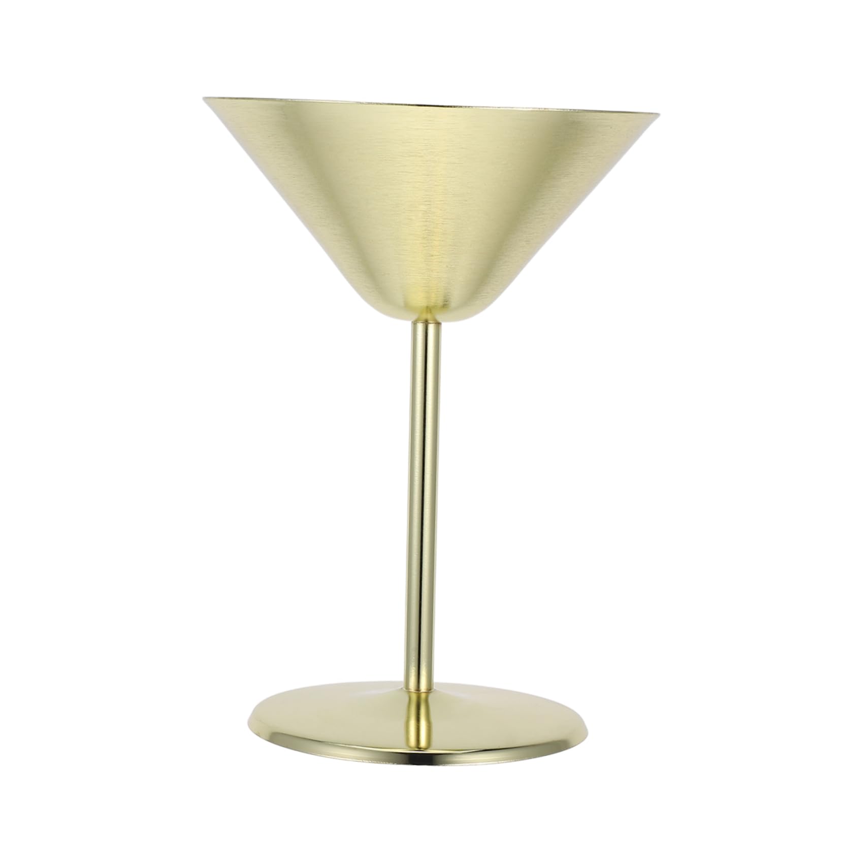 ABOOFAN Stainless Steel Martini Goblet Creative High Stemmed Cocktail Cup for Parties Unique Design Polished Finish Versatile Use for Cocktails and More