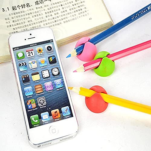 6 Pcs Pack Cable Clips Desktop Cord Organizer,Cable Management, Wire Holder System, Multipurpose Silicone Adhesive Cord Hooks for Home, Office, Car, Desk, Computer, Charging 2 51clzzoYfeL