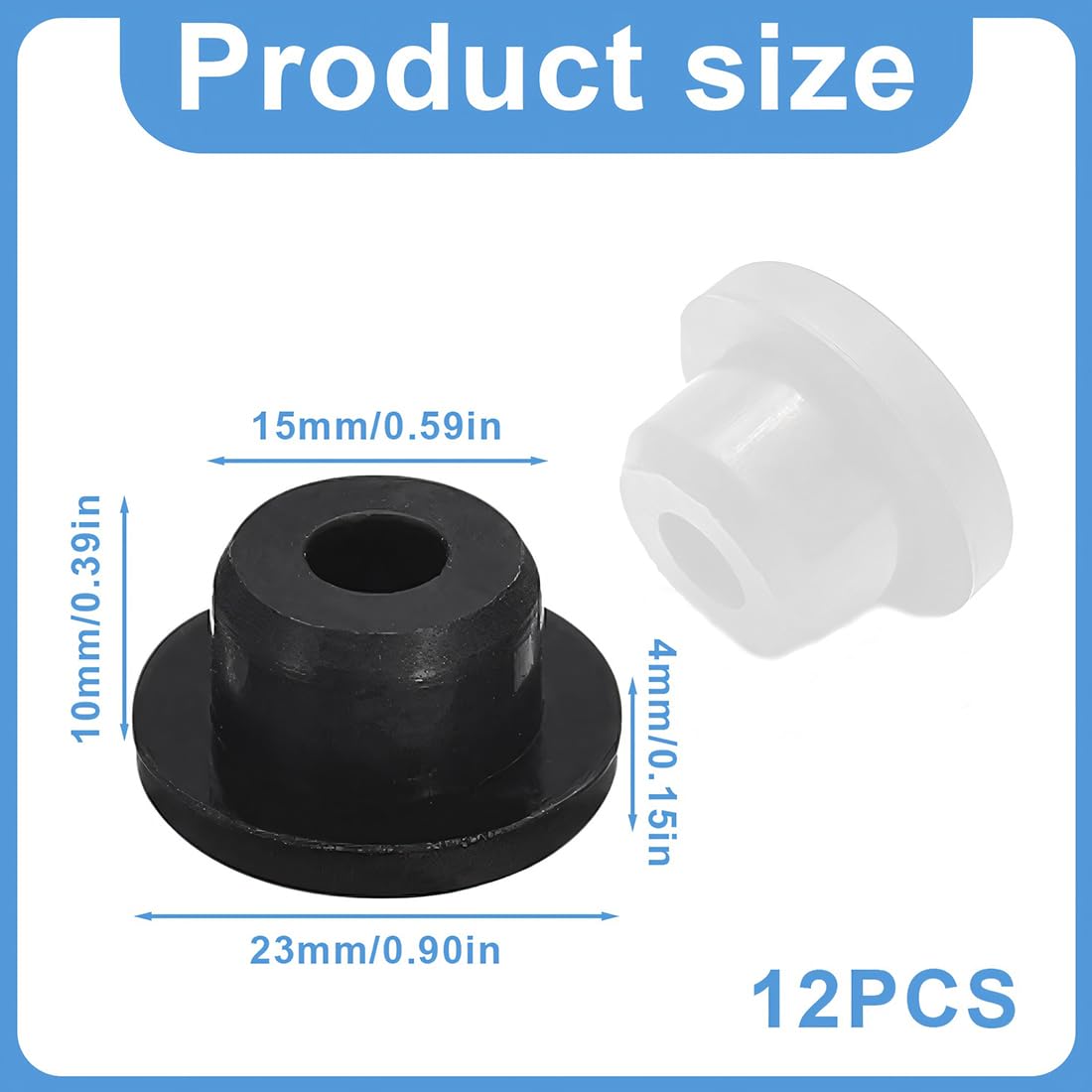 12 Pezzi Tappi in Silicone ad Alta Temperatura