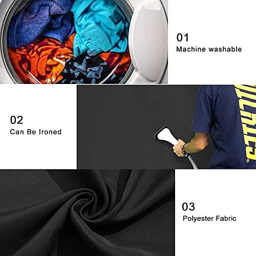Image of 6x9 Ft Black Photography Backdrop Screen Curtain with Rod Pocket for Product Photography, Photoshoot, Live Streaming, Zoom, YouTube, VFX Editing, Reels & FB Shorts