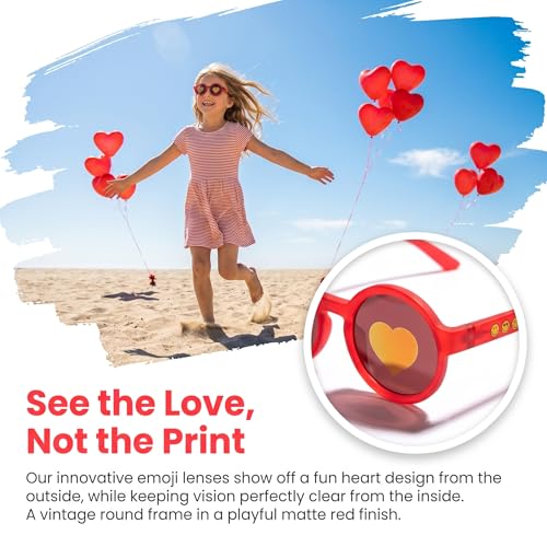 Image of SMILEYWORLD Kids Sunglasses for Boys Girls Age 3-12 UV400 Protection Sunglasses, Flexible Lightweight Shades