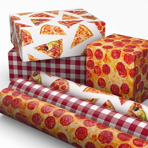 Hallmark Pizza Scented Wrapping Paper Mini...
