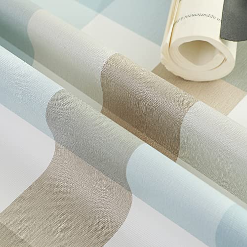 Blue And White Checkered Round Table Cloth Cover, Waterproof Vinyl Plastic Table Covers, Wipeable Pvc Oilcloth Spillproof Tablecloth For Picnic, Camping, Indoor And Outdoor Buffet Banquet, 54 Inch #TOP5