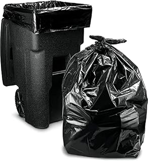 Wirestar Hub 100 Wheelie Bin Liners  240 Litre Heavy Duty Black Bin Bags  140 Gauge, 35 Micron  Super Strong Refuse Sacks of Size (76 x 116 x 137cm / 30 x 46 x 54 inch)