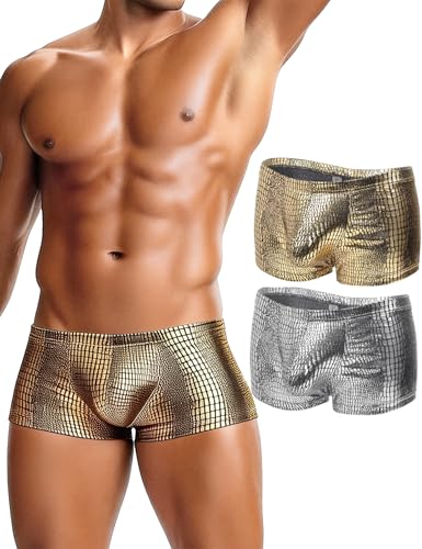 Mankini imprimé serpent haut de gamme | Slip taille basse pour hommes