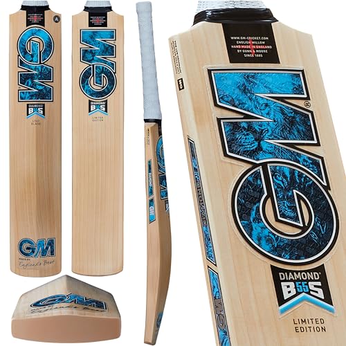 Batte de cricket GM diamant ben stokes toutes tailles en saule de qualité dxm toetek
