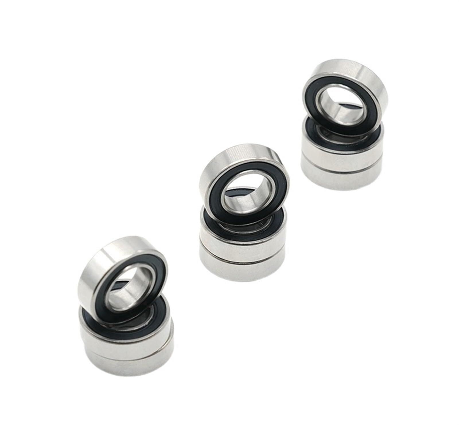 Bimetaliczna tarcza uszczelniająca Mikro łożysko zwykłe 1 szt. S689RS 9x17x5mm ABEC-9 Hybrydowe łożyska ceramiczne ze stali nierdzewnej Łożysko uszczelnione gumą