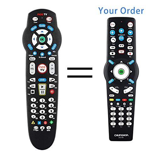 New Replaced Remote Control for Verizon FiOS 2-Device Version Ver 2/3/4/5 RC2655007/01 Work