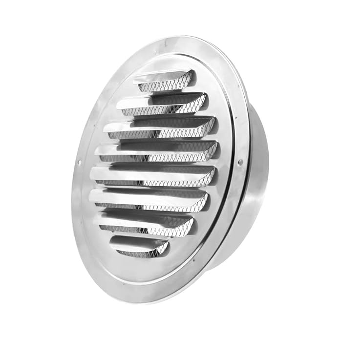 Buy Yoohey 5.5 Inch Round Soffit Air Vent Stainless Steel Louvered