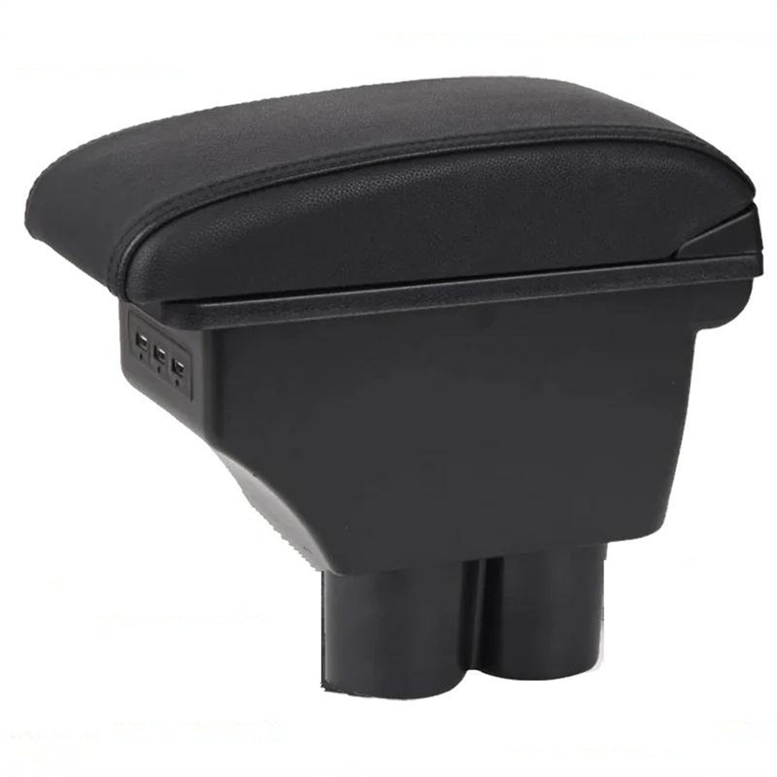 NOHEEU Car Armrest Box For Jimny 1999-2017 Retrofit Parts Arm Storage Accessories Part(B2 black line Corium)