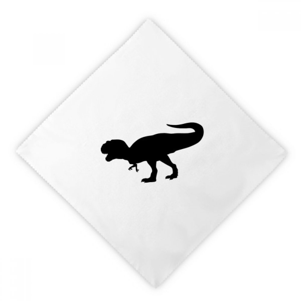 Serviettes en tissu dinosaure blanc réutilisables pour décoration de table
