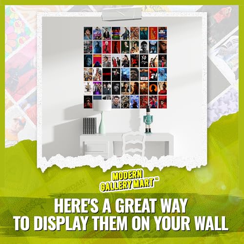 Image of MODERN GALLERY MART Pack of 54 Weeknd Wall Collage Kit Posters - 4 x 6 Inches Posters for Wall Decoration - Wall Art For Bedroom, Office, Living room, Dorm room - Glue Dots Included