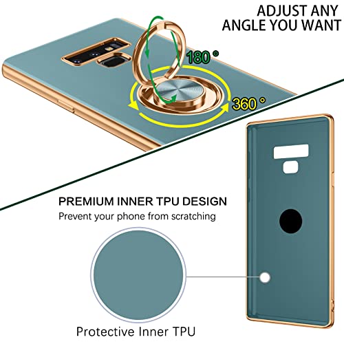 Coque Samsung Galaxy Note 9 protège écran et objectif fine souple avec anneau
