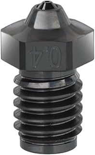 APAAZO Mellow Phaetus Tungsten Carbide V6 Nozzle High Speed Durable Reduce Stick Compatible With 3D Printer Nozzles M6 Prusa Voron VzBoT Hotend (Size : 0.6mm)