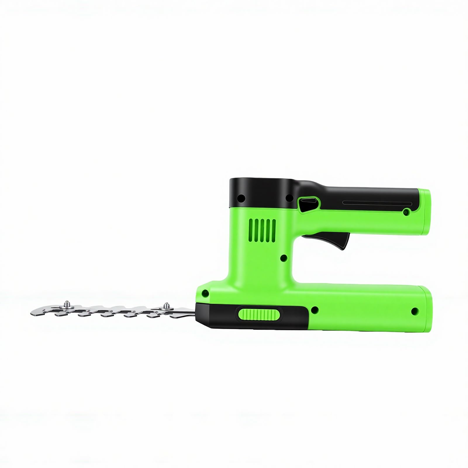Bewinner Cortadora de Césped y Cortasetos Inalámbrica 2 en 1, Cortadora Eléctrica de Mano de 100 W y 1000 RPM para Arbustos Bordes de Césped, Batería de 1300 MAh, Tiempo de Funcionamiento de 60
