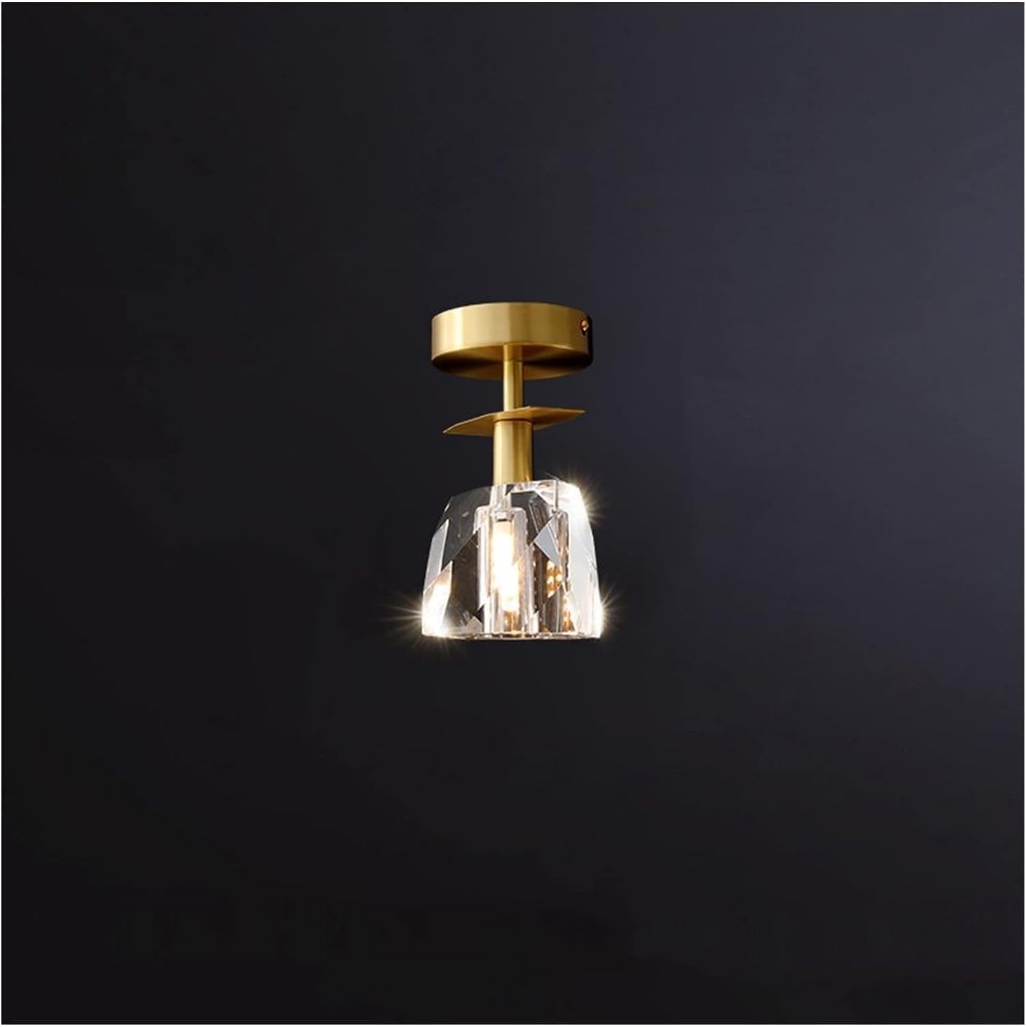 FZQSXAZU Modern Crystal Ceiling Lights LED Pendant Lamp Compatible with Living Room Bedroom Cloakroom Corridor Indoor Light Fixtures,Chandelier