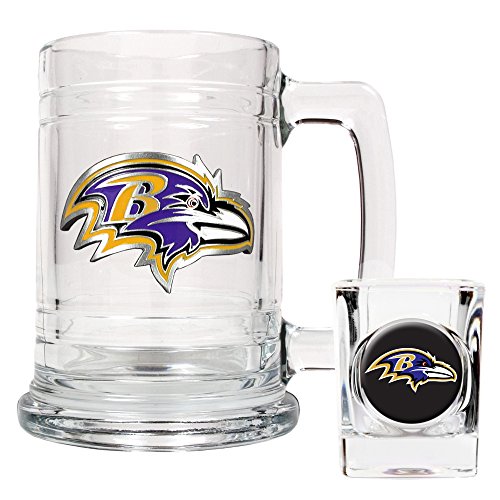 Great American Products NFL Boilermaker Set (Primary Logo)