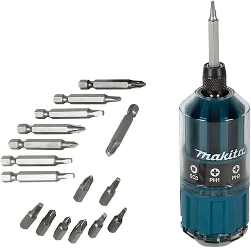 18pc Screwdriver Bit Set with Holder & Handle B-28896