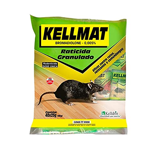Raticida Granu.Kellmat Sc 25g 40 Unidades
