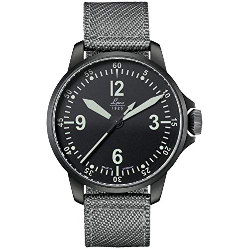 Laco/1925 861907 - Reloj de Pulsera Hombre, Nailon, Color Gris