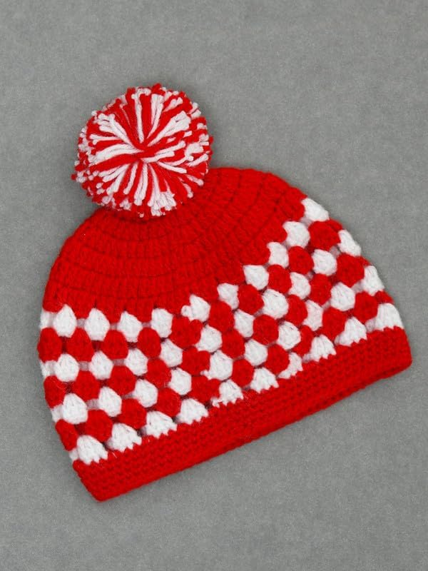 Image of Handmade Woolen Cap for Kids