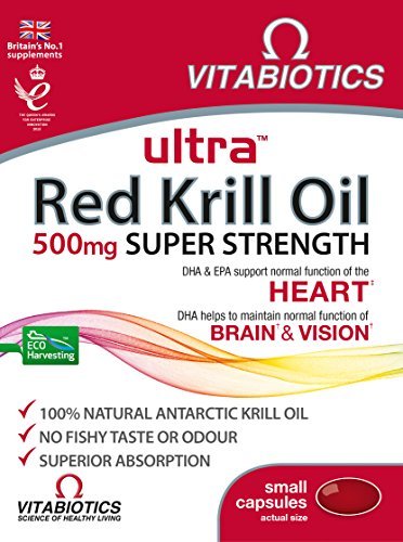 Ultra Krill Oil Vitabiotics 30 gélules actives pour votre routine tonus
