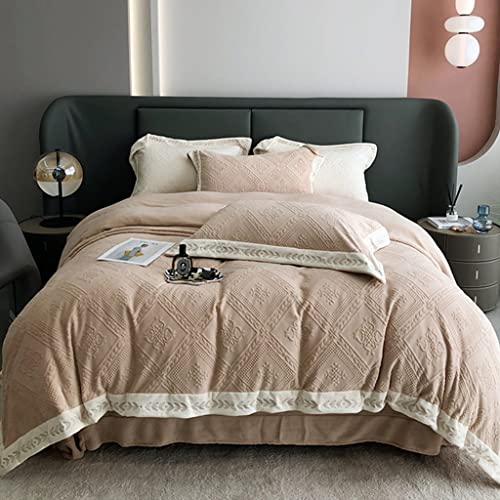 Parure de lit d'hiver en polaire cadeau d'anniversaire cocooning
