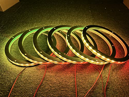 Kit de luces LED decorativas para parlantes de auto de 8 pulgadas (6 piezas) miniatura 4