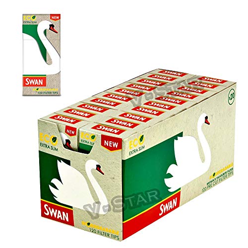 Swan 120 Eco Extra Slim X20 - Filtros de Tinta